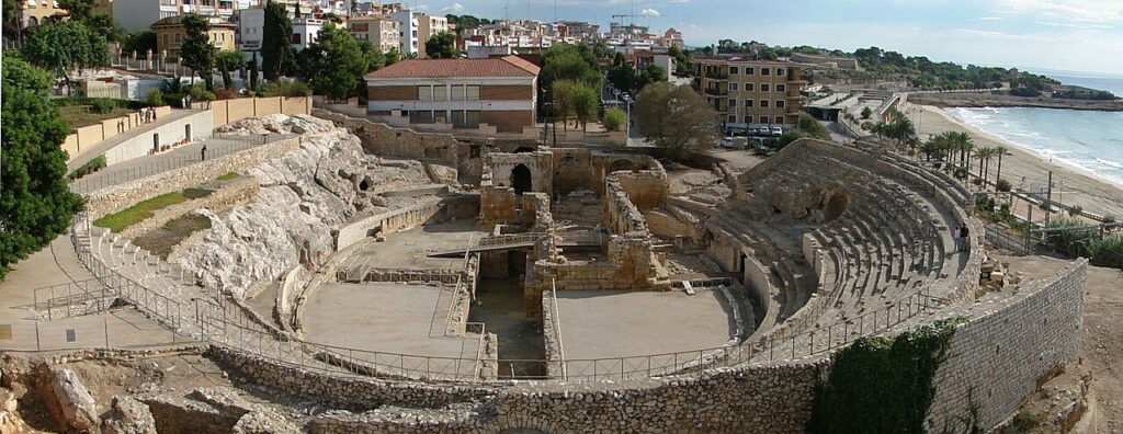 Amfiteatre romà de Tàrraco (Tarragona, s. II dC). Capital romana de la Hispània Citerior. Patrimoni de la Humanitat.