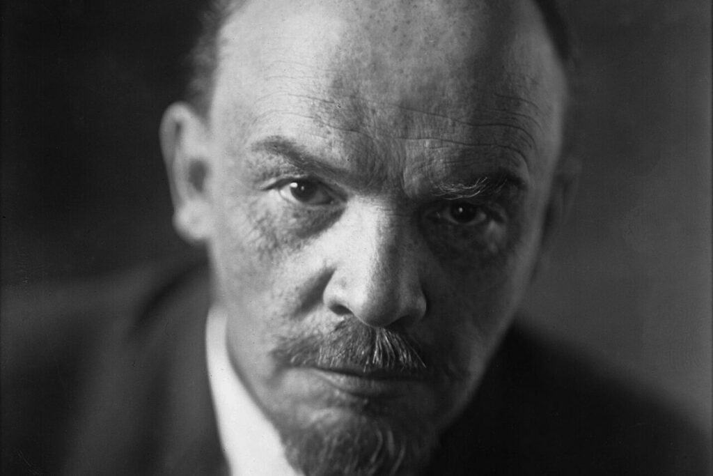 Vladímir Lenin, líder de la Revolució d'Octubre (1917). Va impulsar la creació de l'URSS el 1922.