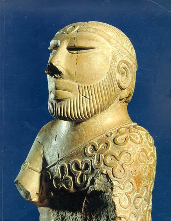 El «rei-sacerdot» de Mohenjo-daro (vall de l'Indus, c. 2000 aC). Una de les civilitzacions urbanes més antigues, contemporània d'Egipte i Mesopotàmia.